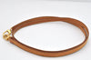 Authentic Louis Vuitton Leather Shoulder Strap Beige 46.3" LV 3079K