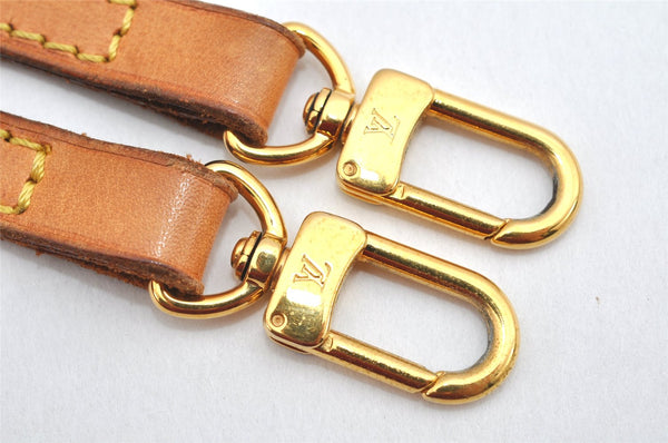 Authentic Louis Vuitton Leather Shoulder Strap Beige 46.3" LV 3079K