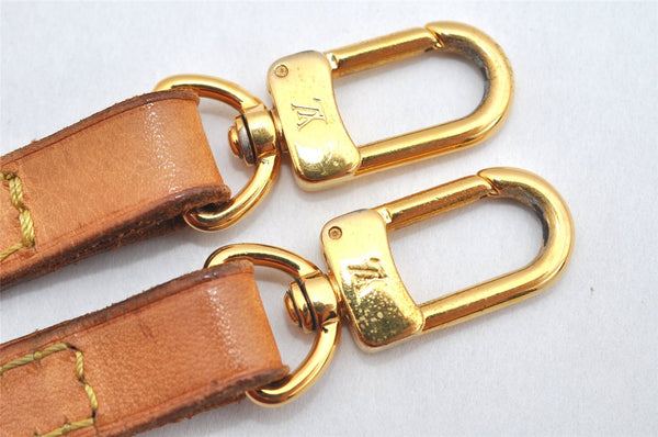 Authentic Louis Vuitton Leather Shoulder Strap Beige 46.3" LV 3079K