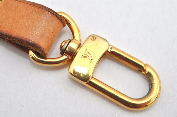Authentic Louis Vuitton Leather Shoulder Strap Beige 46.3" LV 3079K
