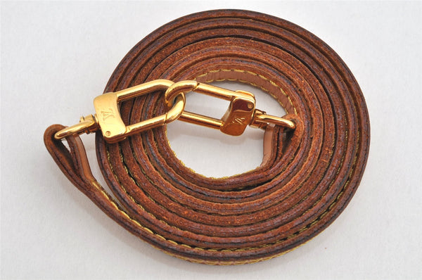 Authentic Louis Vuitton Leather Shoulder Strap Beige 46.3" LV 3079K