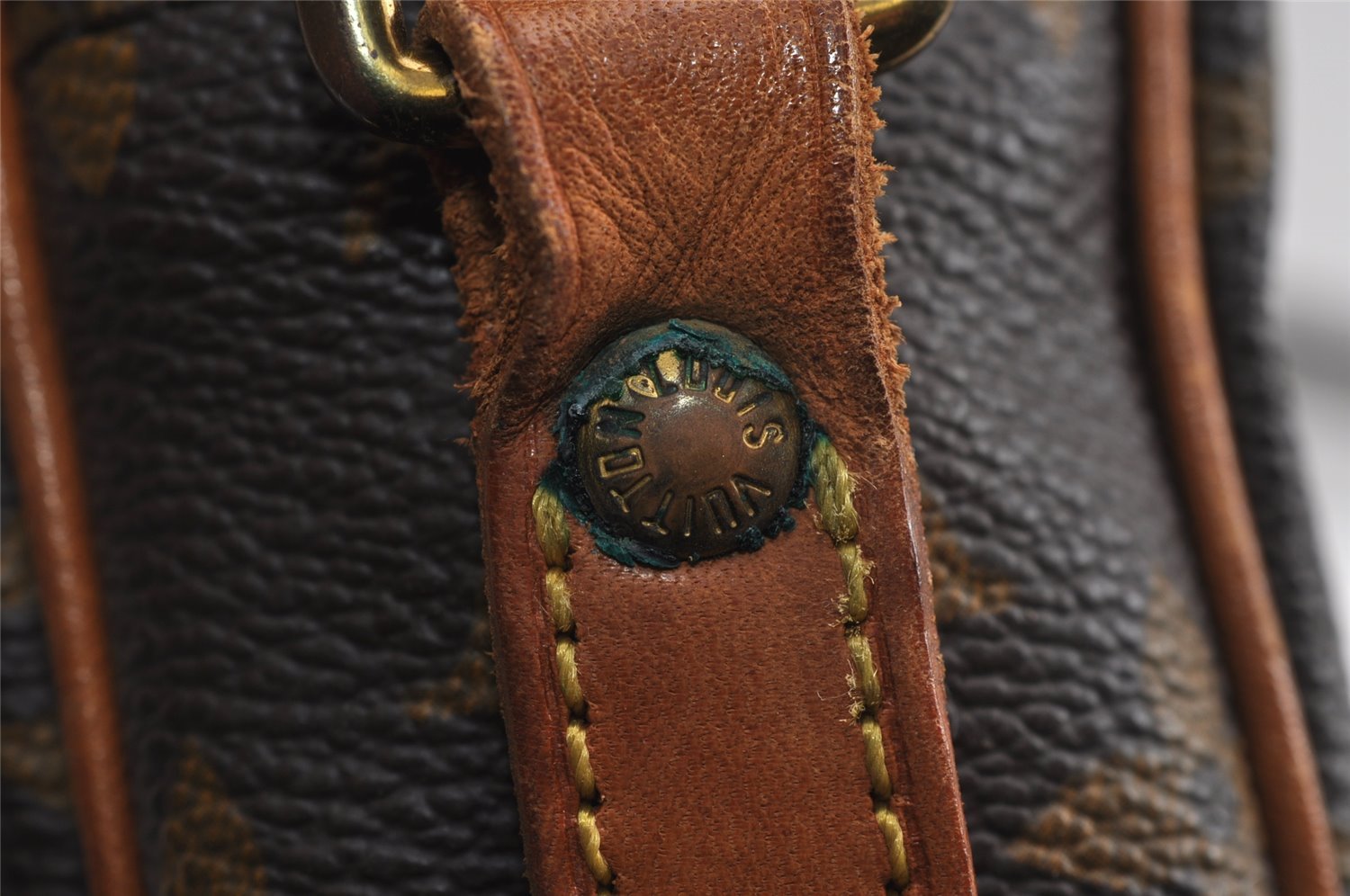 Authentic Louis Vuitton Monogram Danube Shoulder Cross Body Bag M45266 LV 3080J