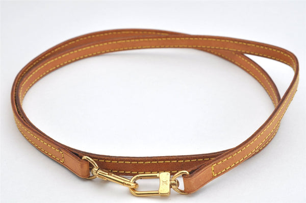 Authentic Louis Vuitton Leather Shoulder Strap Beige 46.9" LV 3080K