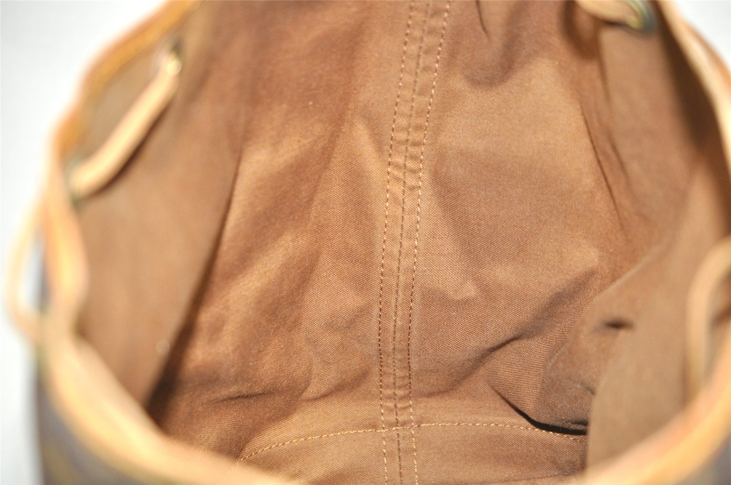 Authentic Louis Vuitton Monogram Noe Shoulder Drawstring Bag M42224 LV 3081J