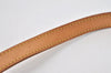 Authentic Louis Vuitton Leather Shoulder Strap For Bucket GM 31.9" Beige 3082I