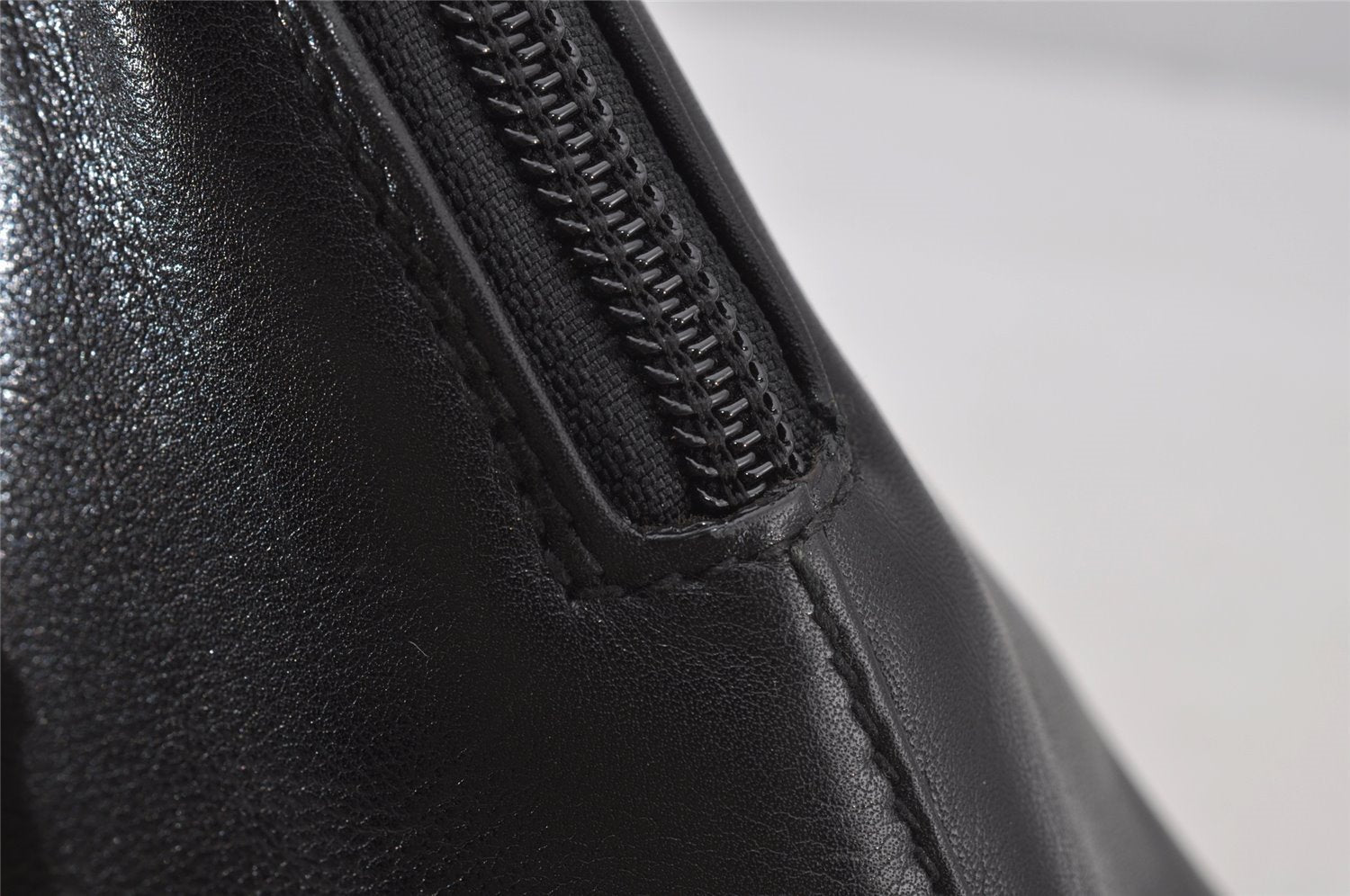 Authentic GUCCI Bamboo 2way Hand Shoulder Crossbody Bag Leather Black Junk 3082J