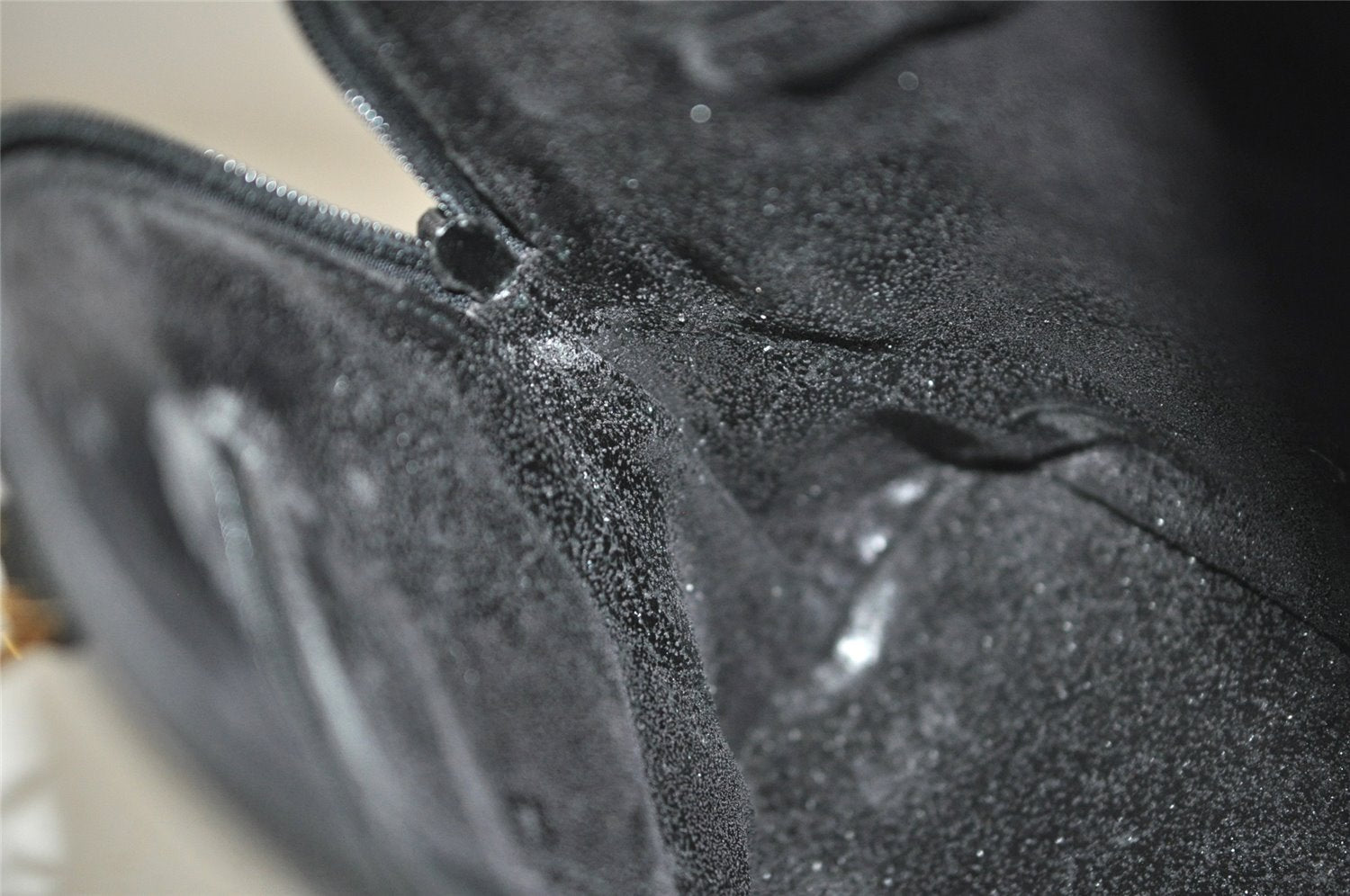 Authentic GUCCI Bamboo 2way Hand Shoulder Crossbody Bag Leather Black Junk 3082J