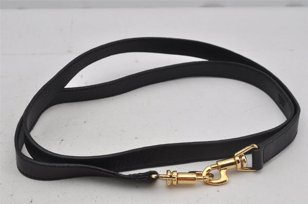 Authentic GUCCI Bamboo 2way Hand Shoulder Crossbody Bag Leather Black Junk 3082J