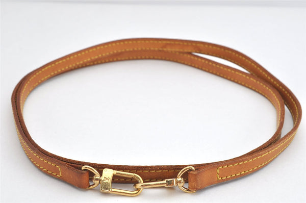 Authentic Louis Vuitton Leather Shoulder Strap Beige 46.9" LV 3082K