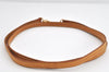 Authentic Louis Vuitton Leather Shoulder Strap Beige 46.9" LV 3082K