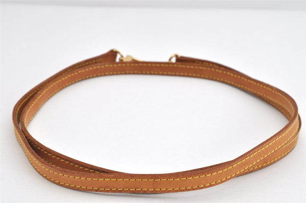 Authentic Louis Vuitton Leather Shoulder Strap Beige 46.9" LV 3082K