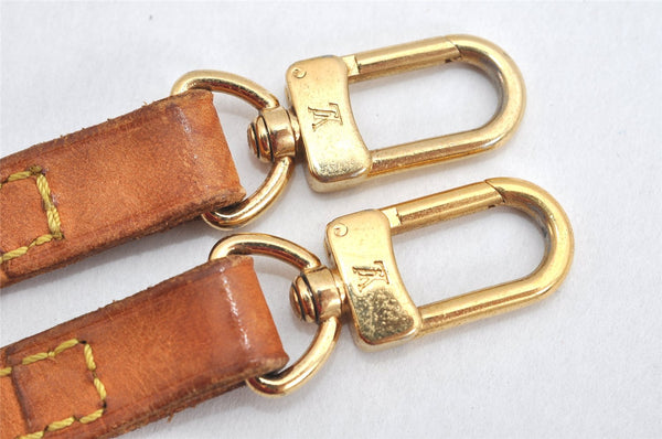 Authentic Louis Vuitton Leather Shoulder Strap Beige 46.9" LV 3082K