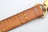 Authentic Louis Vuitton Leather Shoulder Strap Beige 46.9" LV 3082K