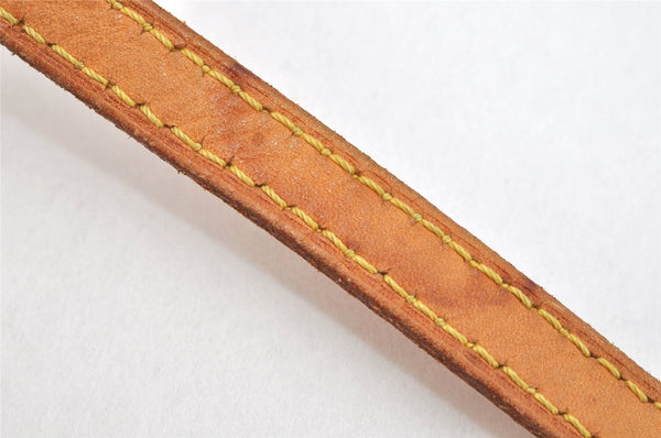 Authentic Louis Vuitton Leather Shoulder Strap Beige 46.9" LV 3082K