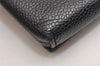 Authentic CHANEL Caviar Skin Cigarette Case Pouch Purse CC Logo Black 3083J