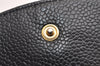 Authentic CHANEL Caviar Skin Cigarette Case Pouch Purse CC Logo Black 3083J