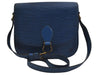 Auth Louis Vuitton Epi Saint Cloud GM Shoulder Cross Body Bag M52195 Blue 3084J