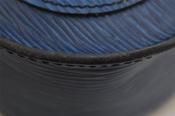 Auth Louis Vuitton Epi Saint Cloud GM Shoulder Cross Body Bag M52195 Blue 3084J