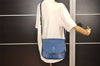 Auth Louis Vuitton Epi Saint Cloud GM Shoulder Cross Body Bag M52195 Blue 3084J