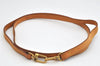 Authentic Louis Vuitton Leather Shoulder Strap Beige 45.9" LV 3084K