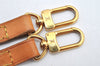 Authentic Louis Vuitton Leather Shoulder Strap Beige 45.9" LV 3084K