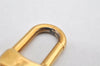 Authentic Louis Vuitton Leather Shoulder Strap Beige 45.9" LV 3084K