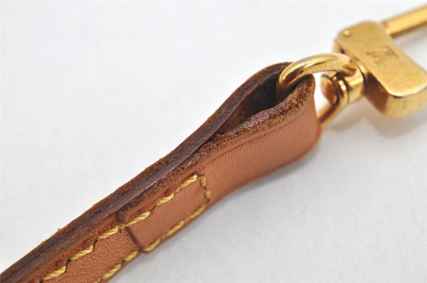 Authentic Louis Vuitton Leather Shoulder Strap Beige 45.9" LV 3084K