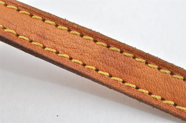 Authentic Louis Vuitton Leather Shoulder Strap Beige 45.9" LV 3084K