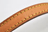 Authentic Louis Vuitton Leather Shoulder Strap Beige 45.9" LV 3084K