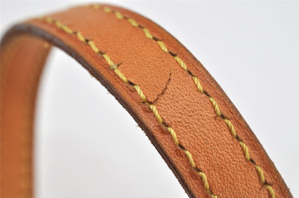 Authentic Louis Vuitton Leather Shoulder Strap Beige 45.9" LV 3084K
