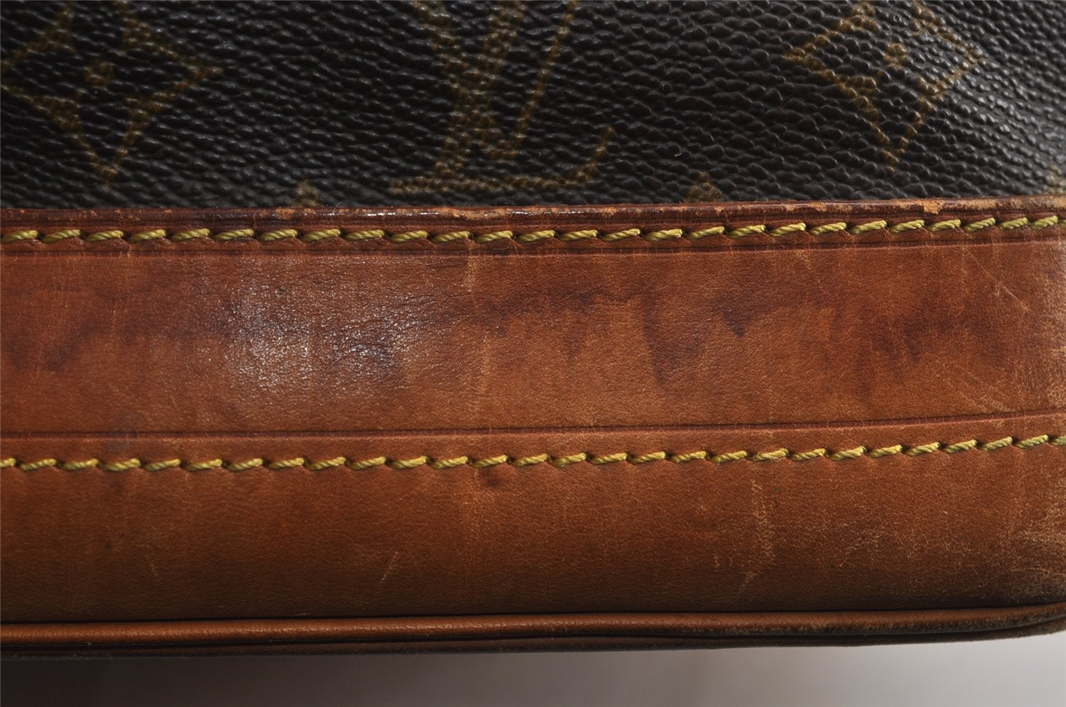 Authentic Louis Vuitton Monogram Noe Shoulder Drawstring Bag M42224 LV 3085J