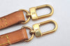Authentic Louis Vuitton Leather Shoulder Strap Beige 45.7" LV 3085K