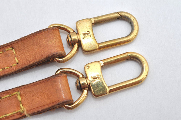 Authentic Louis Vuitton Leather Shoulder Strap Beige 45.7" LV 3085K