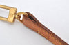 Authentic Louis Vuitton Leather Shoulder Strap Beige 45.7" LV 3085K