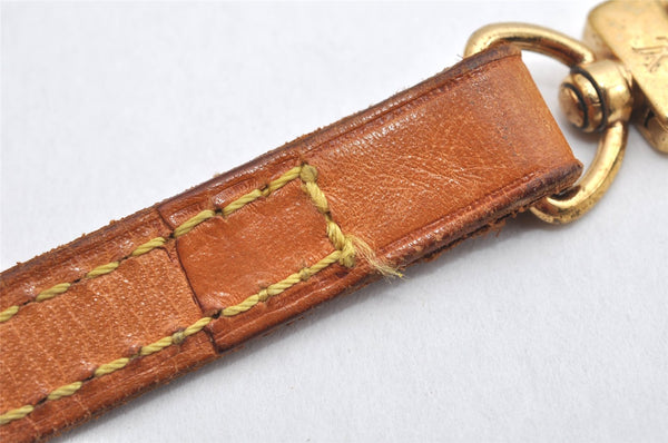 Authentic Louis Vuitton Leather Shoulder Strap Beige 45.7" LV 3085K