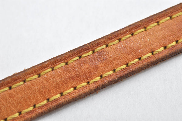 Authentic Louis Vuitton Leather Shoulder Strap Beige 45.7" LV 3085K