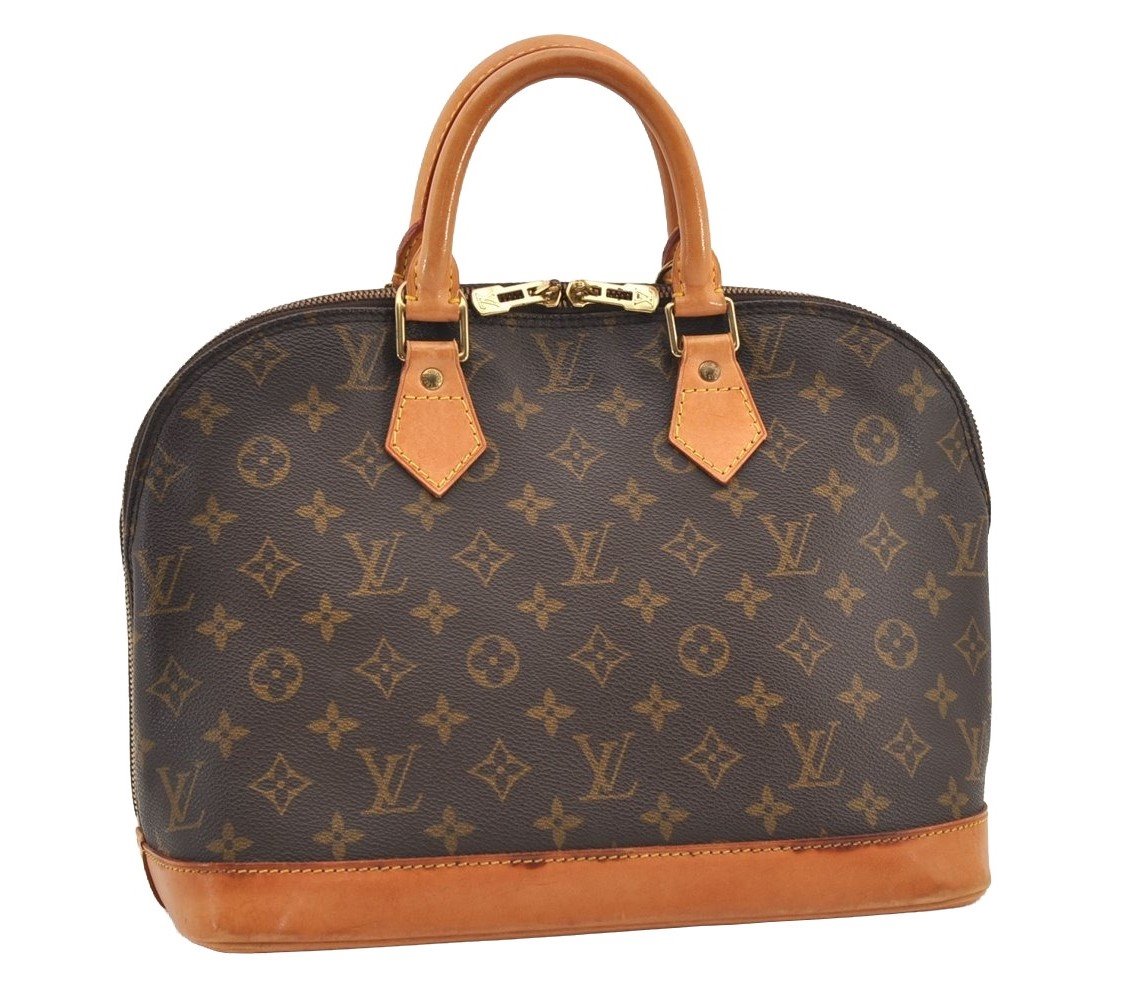 Authentic Louis Vuitton Monogram Alma Hand Bag Purse M51130 LV 3086J