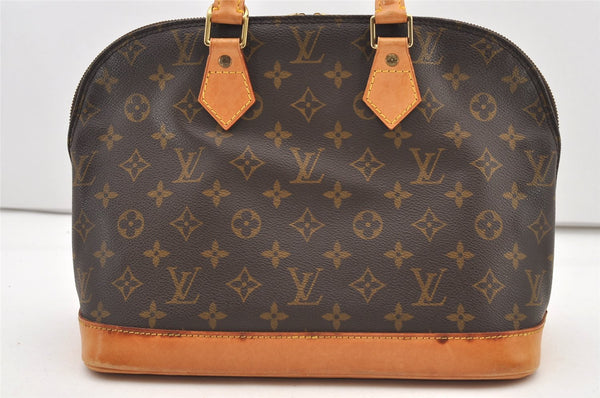 Authentic Louis Vuitton Monogram Alma Hand Bag Purse M51130 LV 3086J