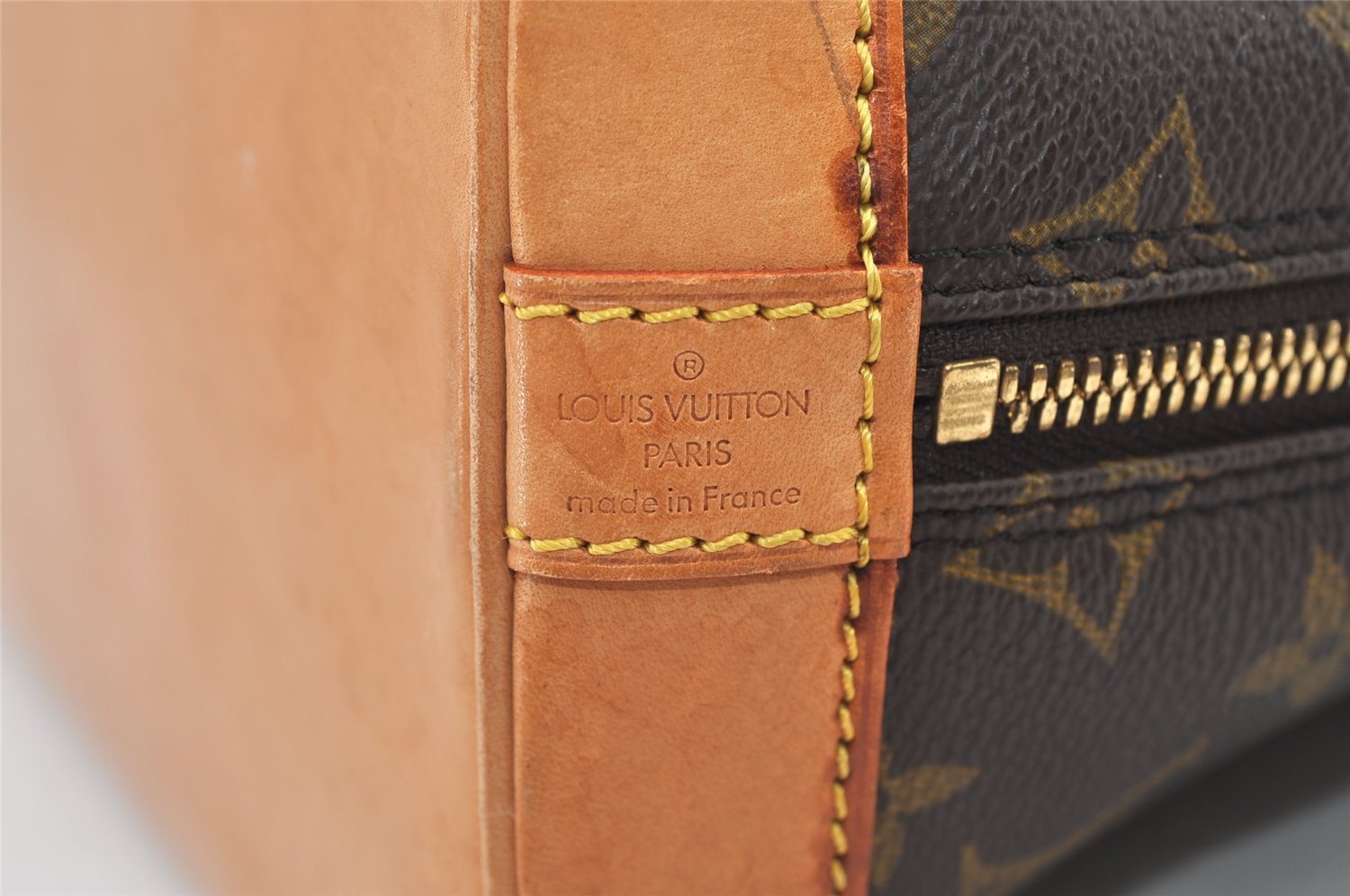 Authentic Louis Vuitton Monogram Alma Hand Bag Purse M51130 LV 3086J