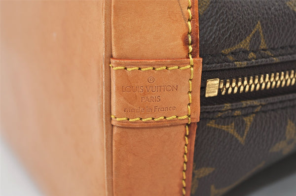 Authentic Louis Vuitton Monogram Alma Hand Bag Purse M51130 LV 3086J