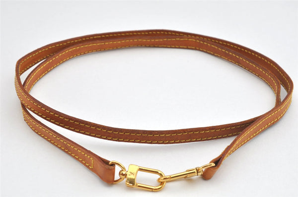 Authentic Louis Vuitton Leather Shoulder Strap Beige 45.3" LV 3086K