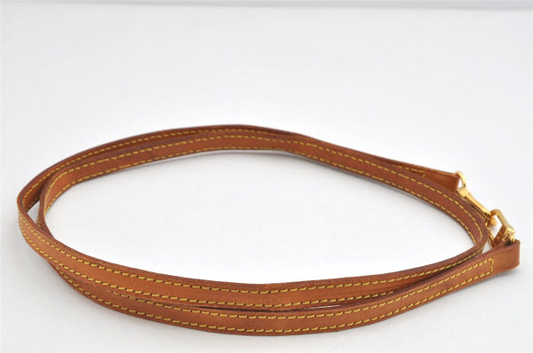 Authentic Louis Vuitton Leather Shoulder Strap Beige 45.3" LV 3086K