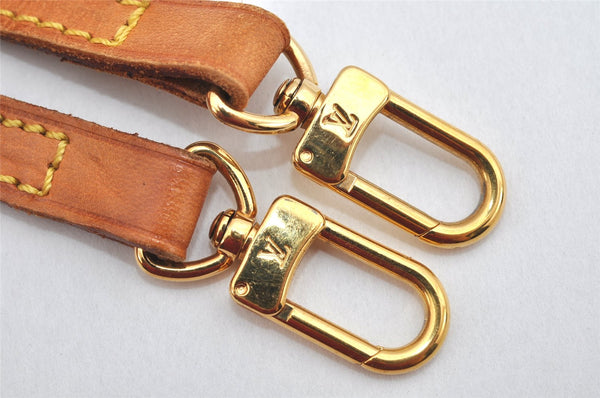 Authentic Louis Vuitton Leather Shoulder Strap Beige 45.3" LV 3086K