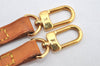 Authentic Louis Vuitton Leather Shoulder Strap Beige 45.3" LV 3086K