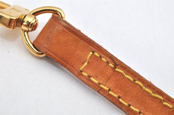 Authentic Louis Vuitton Leather Shoulder Strap Beige 45.3" LV 3086K