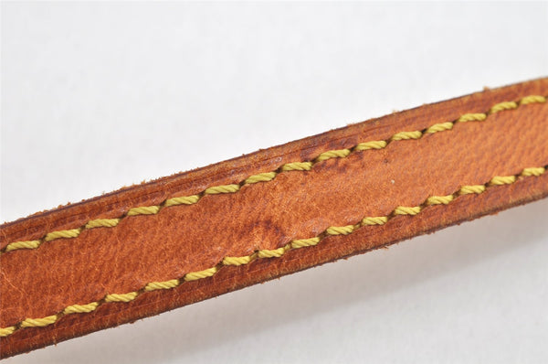 Authentic Louis Vuitton Leather Shoulder Strap Beige 45.3" LV 3086K