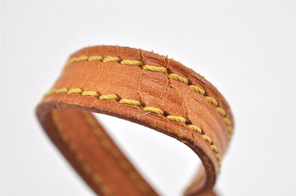 Authentic Louis Vuitton Leather Shoulder Strap Beige 45.3" LV 3086K