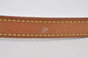 Authentic Louis Vuitton Leather Shoulder Strap For Bucket GM 31.9" Beige 3087I