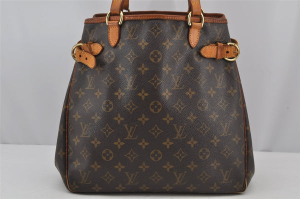 Authentic Louis Vuitton Monogram Batignolles Vertical Tote Bag M51153 LV 3087J