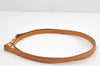 Authentic Louis Vuitton Leather Shoulder Strap Beige 46.5" LV 3087K